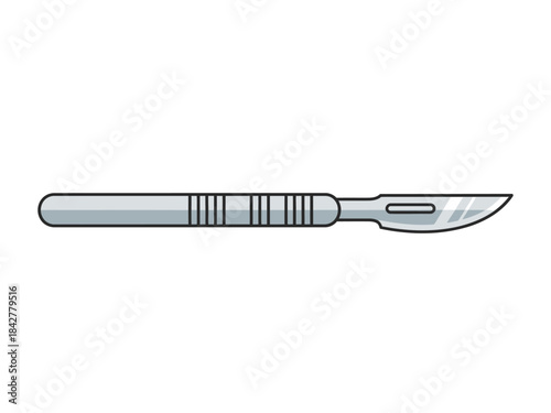 Surgical Scalpel Illustration for Medical Purposes