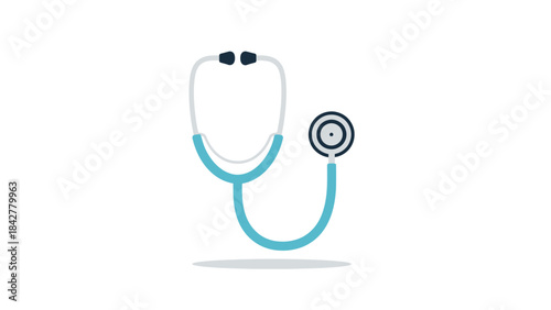 Medical Stethoscope on White Background for Healthcare Professionals