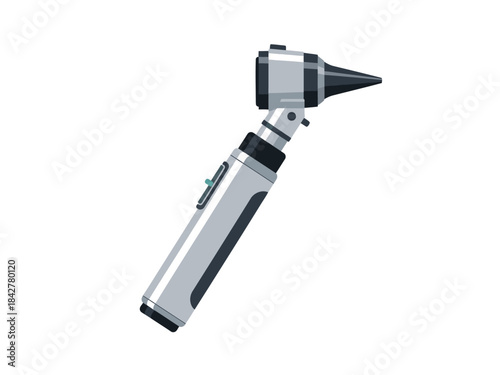 Medical Otoscope A Digital Illustration of a Diagnostic Tool for Healthcare Professionals