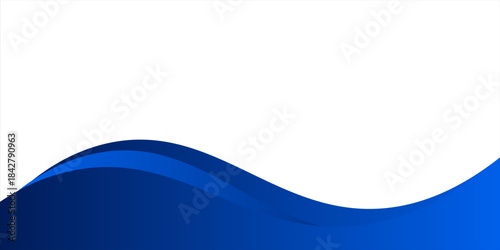 Modern abstract blue wave background with smooth flowing lines and gradient tones, ideal for banners, websites, or presentations.