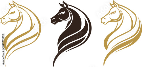 Mega Logo Collection – Abstract Modern Branding Symbols with Elegant Golden Gradient, Luxury Minimal Logo Marks, Premium Geometric Emblems and Corporate Identity Design Elements