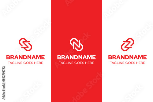 Letter N S Z Capsule Logo, symbolizing health, protection, and modern wellness