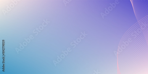 Vector Pastel tint gradient background with wavy lines texture modern