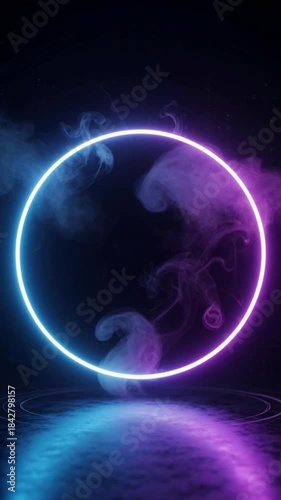 Neon Circular Futuristic