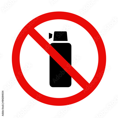 No Chemicals Allowed – No Pesticide allowed- Toxic Substance Prohibition Icon