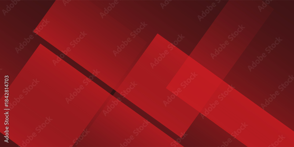 Fototapeta premium Top Red Polygonal Mosaic Background, Vector illustration, Creative Business Design web
