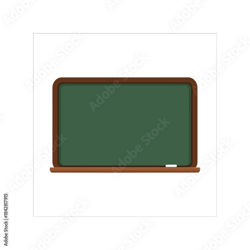 Classic Green Chalkboard Frame with Wooden Edges for Educational and Creative Use in Classrooms or Art Projects