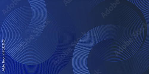 Abstract Panoramic abstract blue background for product