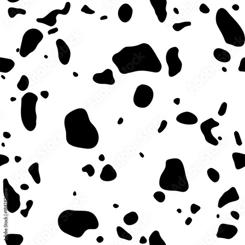 Cow skin. Dalmatians dog sp...