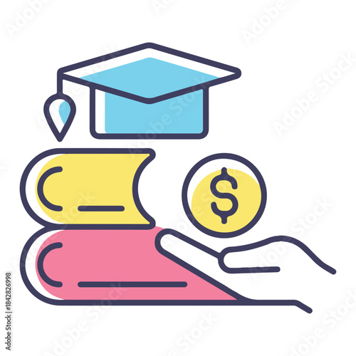 Education Reimbursement Filled Line Design