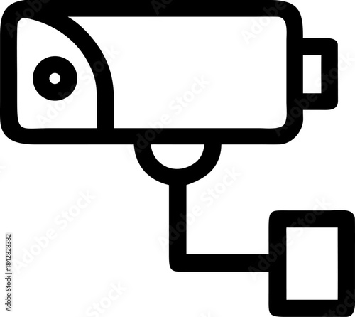vector illustration of a camera