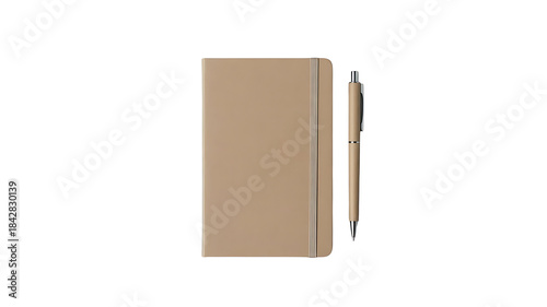 Notebook and Pen: A classic notebook, ready for your thoughts, dreams, and ideas, and a pen to bring them to life, offering a glimpse into the creative process. 