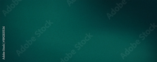 Dark green blue grainy gradient background, black backdrop, noise texture