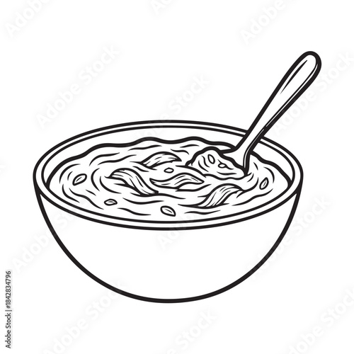 "Creamy Arabian Harees Wheat Porridge with Meat"