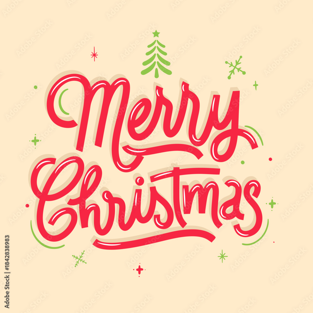 Obraz premium Merry Christmas and Happy New Year Background. Merry christmas design template, greeting cards, banner, poster,holiday cover. Xmas decoration. 
