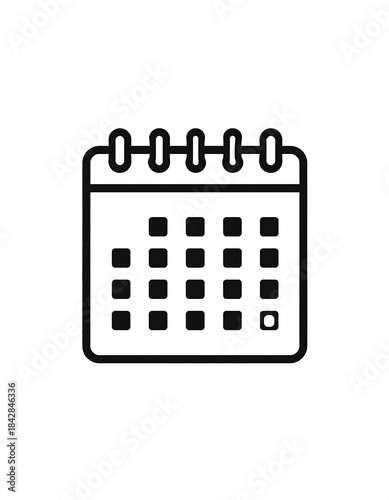 Simple calendar icon