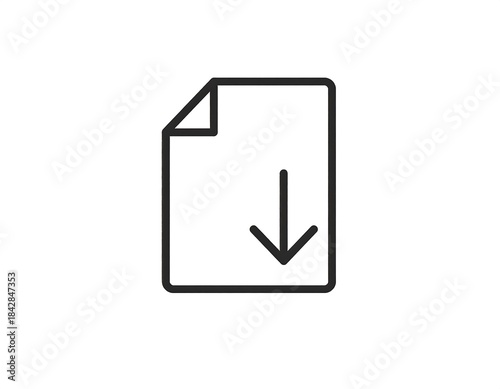Simple download icon