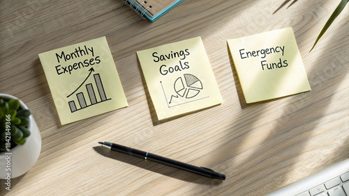 Personal Financial Planning Notes on Modern Desk