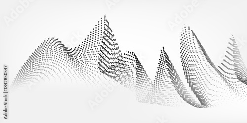 Dotted halftone gradient texture. Vanishing polka dot background. Repeating dots gradation pattern background. Black fading comic pop art overlay backdrop.