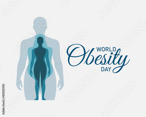 World Obesity Day Background Illustration