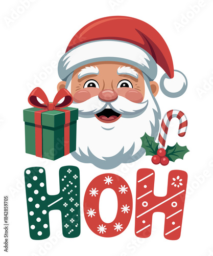 Ho ho ho christmas t shirt design