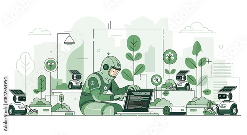 Robotic Ecosystem Management: Automated Gardening and Environmental Programming in Urban Setting