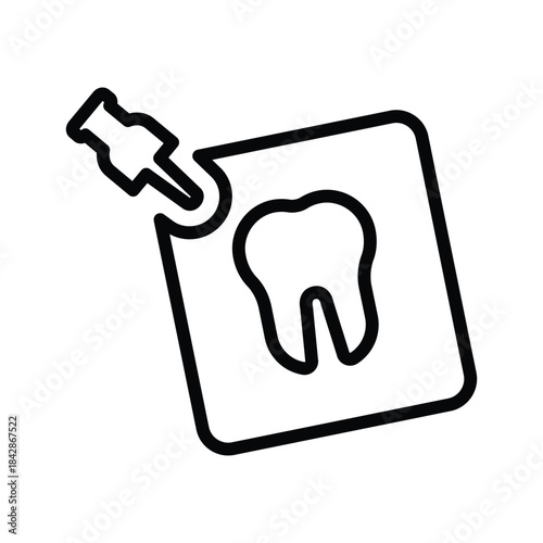 Dental x ray icon