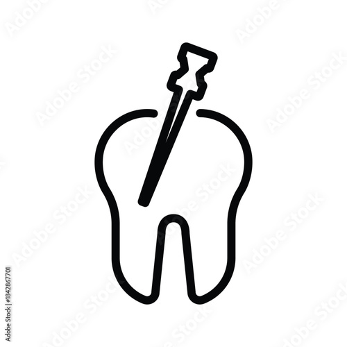 Root canal icon