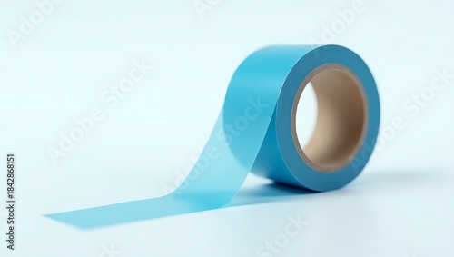 Blue Adhesive Tape Roll