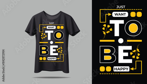 creative T- shirt  design using adobe illustrator and your best choice...	