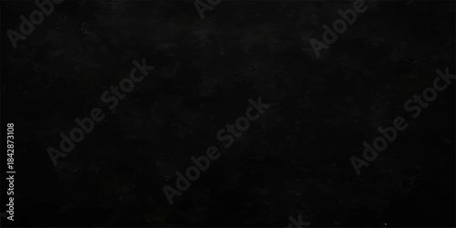 Dark old black paper grunge texture background, vintage stone wall backdrop, or textured gray concrete board design