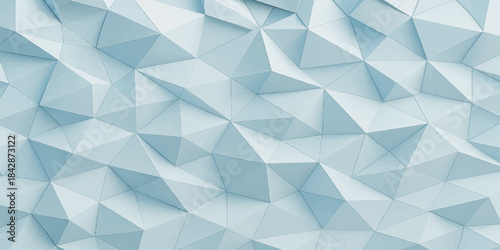 Abstract blue geometric polygon triangle pattern vector wallpaper design texture illustration