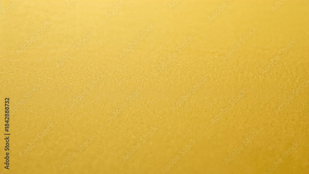Fototapeta premium Plain yellow textured surface with a smooth finish.