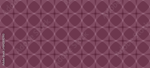 Elegant Geometric Pattern in Rich Plum
