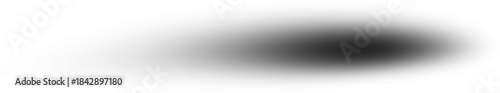 transparent shadow effect. Realistic shadow drop isolated on transparent background. gradient shadow. Design elements isolated. object for Poster, flyer, business card. Flat lay, top view  shadow.