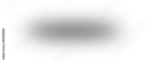 transparent shadow effect. Realistic shadow drop isolated on transparent background. gradient shadow. Design elements isolated. object for Poster, flyer, business card. Flat lay, top view  shadow.