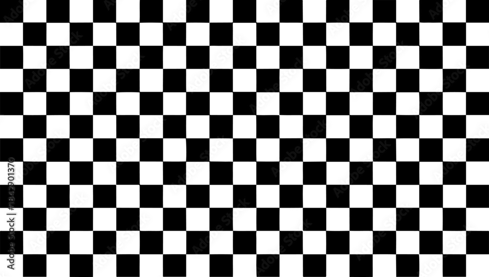 Fototapeta premium black white checkerboard pattern set