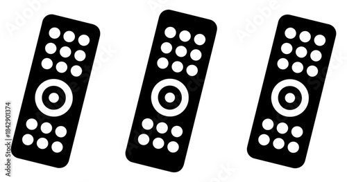 tv remote holder icon vector