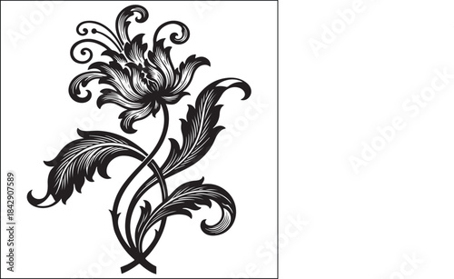 Massive Black and White Vector Art Bundle: Ornate Floral, Tribal Tattoos, Kawaii Doodles, and Celestial Designs