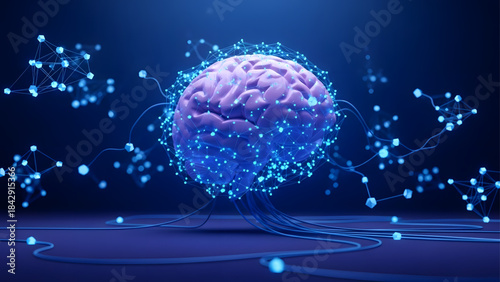 Artificial Intelligence Brain with Network
