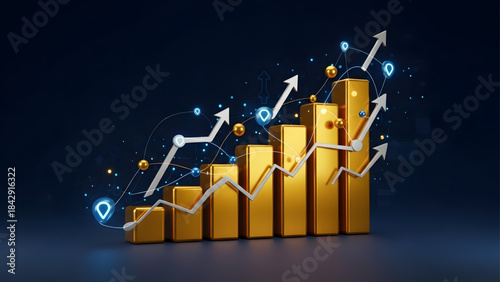 Exponential Business Growth Chart