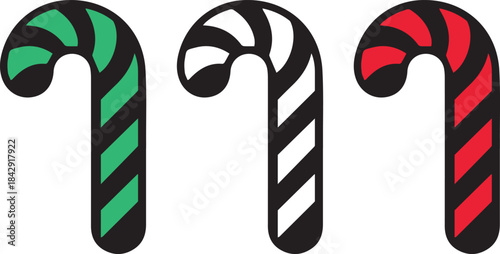 Candy cane icon