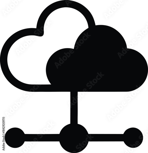 Cloud Silhouette Vector Transparent Background