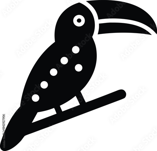 Woodpecker Silhouette Vector Transparent Background