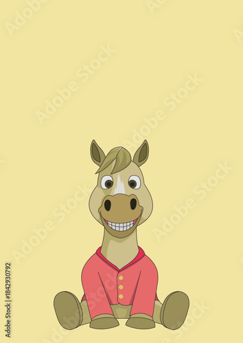 Chinese New Year cute horse animation