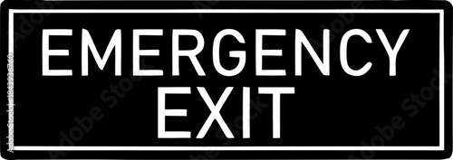 Emergency Exit Icon. exit door sign. Escape and evacuation symbol. Various exit sign isolated white background.Evacuation and relocation of people to safety, Vector illustration !