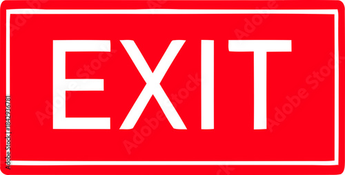 Emergency Exit Icon. exit door sign. Escape and evacuation symbol. Various exit sign isolated white background.Evacuation and relocation of people to safety, Vector illustration !