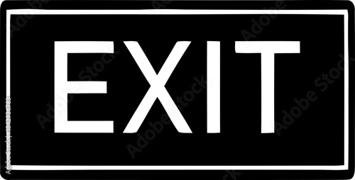Emergency Exit Icon. exit door sign. Escape and evacuation symbol. Various exit sign isolated white background.Evacuation and relocation of people to safety, Vector illustration !