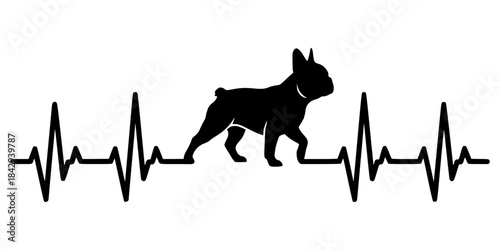 French Bulldog Heartbeat