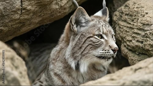 Ultra Rare footage of White Leucistic Iberian Lynx (Lynx pardinus)